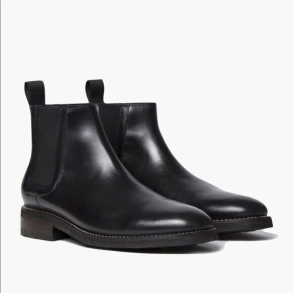 NEW Thursday Boot Co Duke Black Leather Chelsea Boots main image 8
